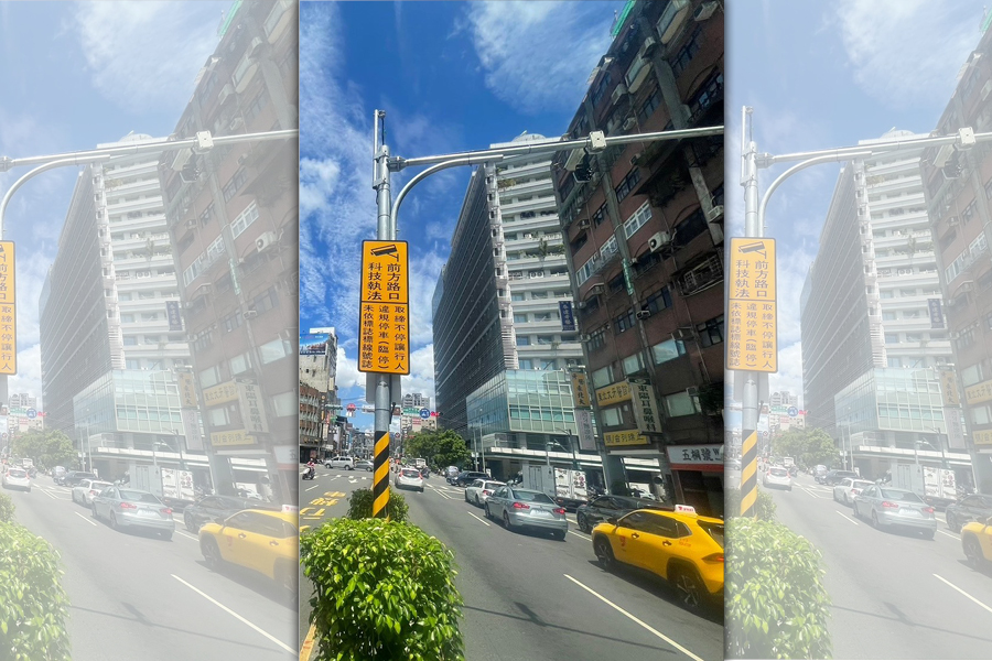 新北警方科技執法路段愈來愈多。（新北市警局提供）