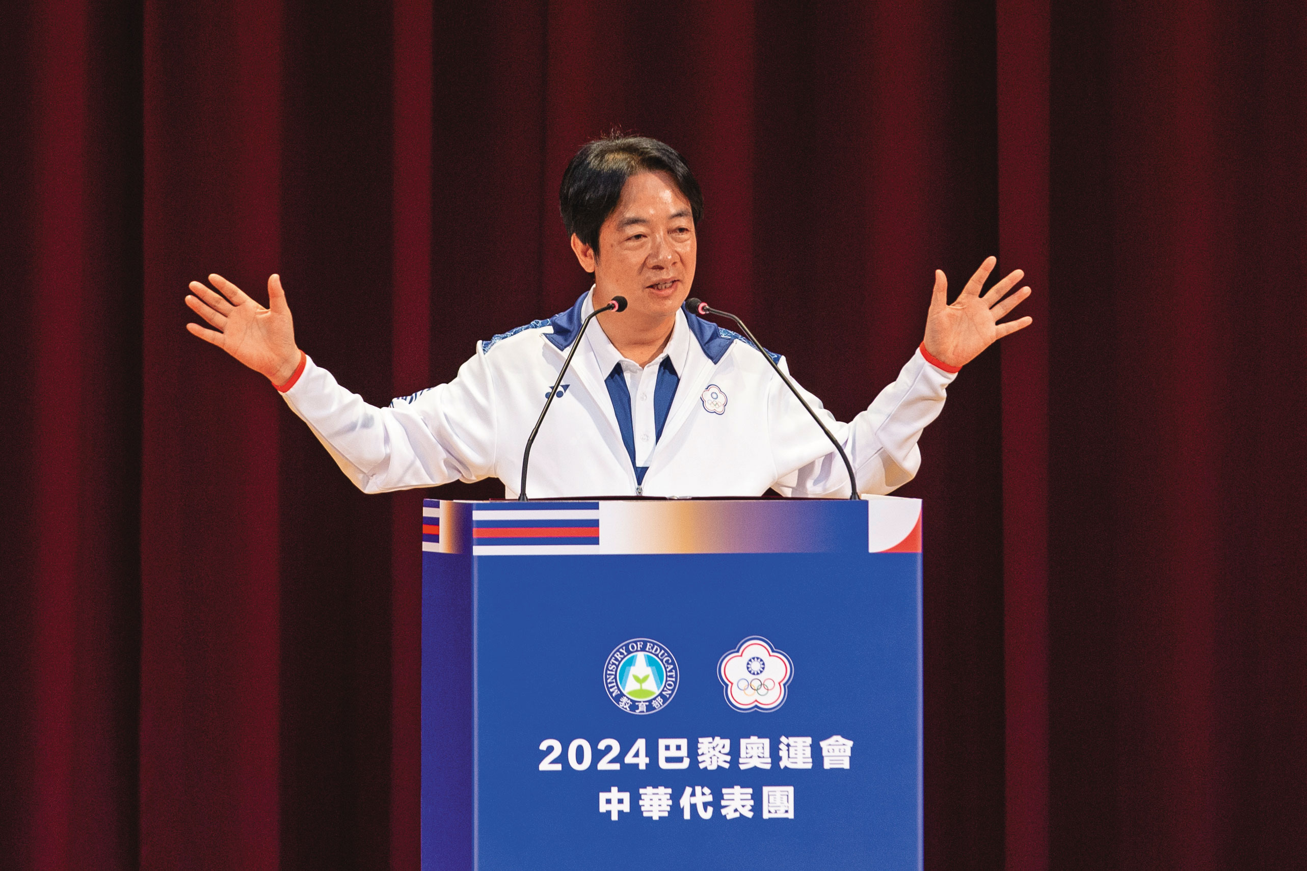 民進黨今中常會上,賴清德邀來石明謹、劉柏君聽取報告,強調體育發展目標應是推動全民運動成為運動大國。(本刊資料照)