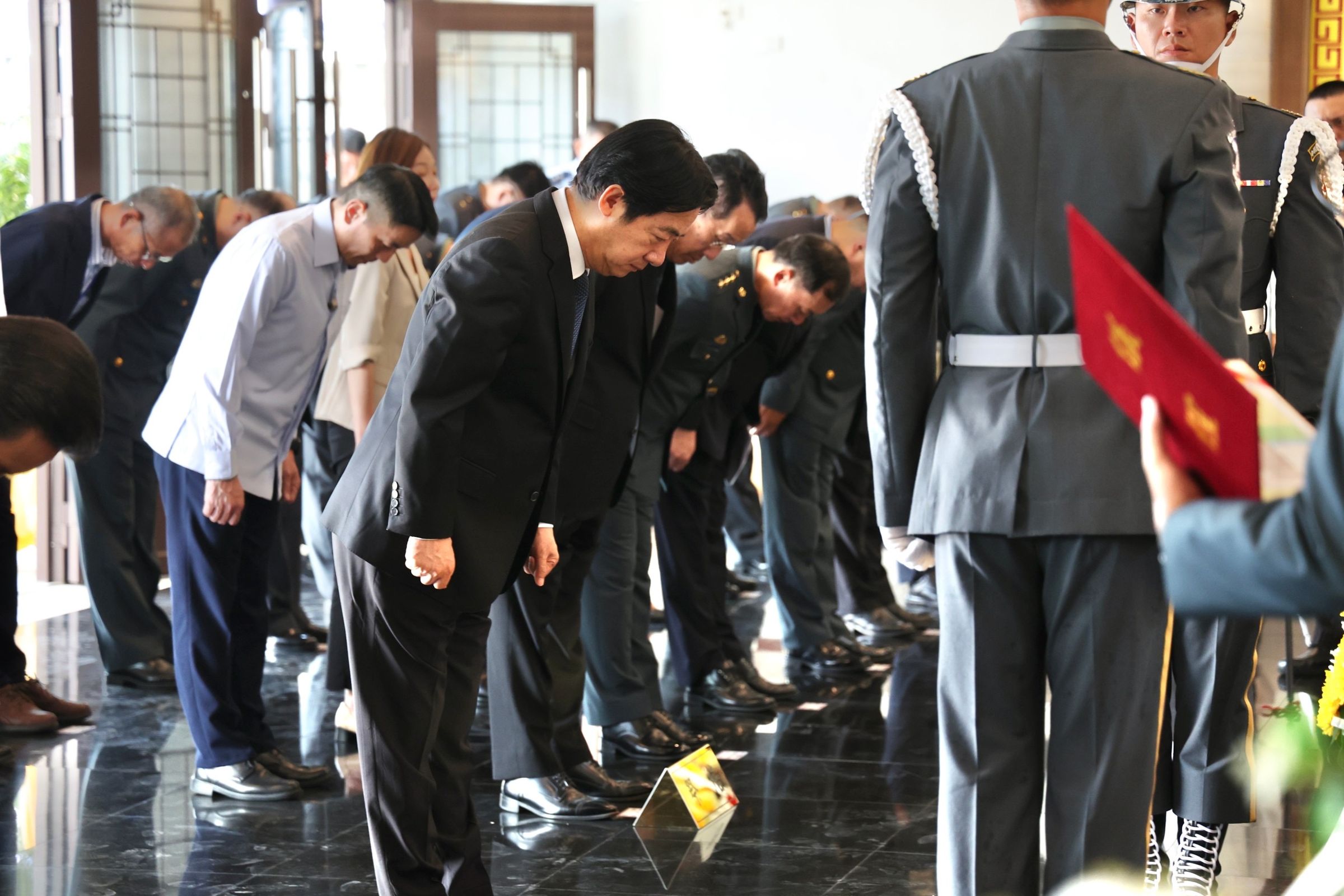 賴清德強調,捍衛國家主權、守護民主自由。(軍聞社提供)