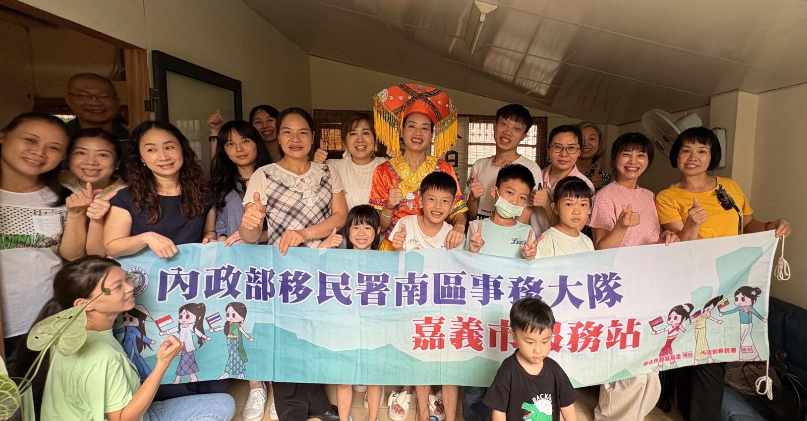 移民署邀新住民體驗打油茶　新創桂式咖啡飄阿里山茶香