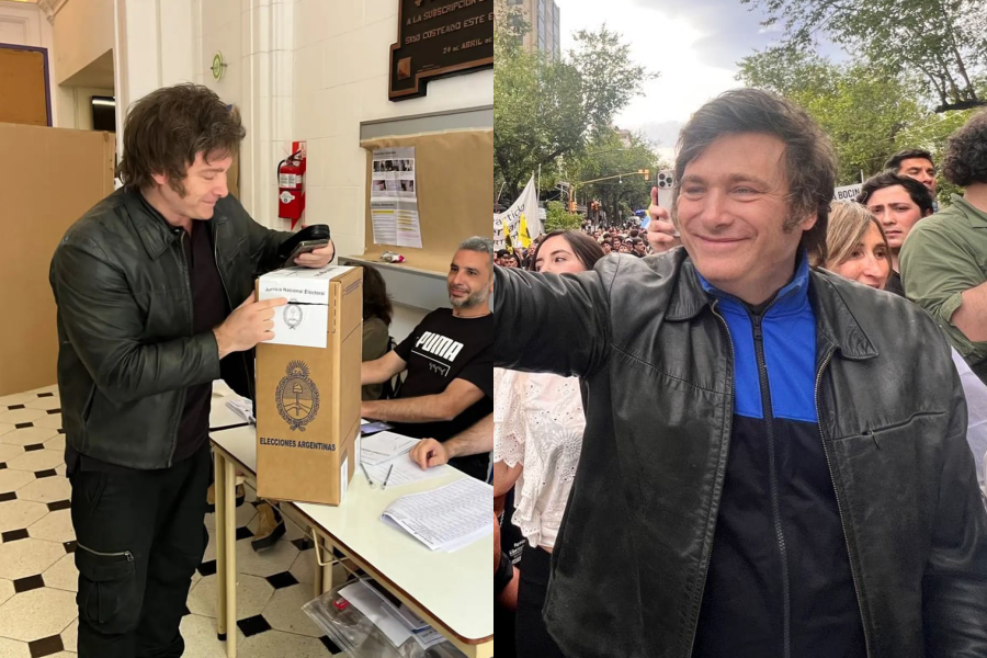 阿根廷大選結果出爐，由有「阿根廷川普」之稱的米雷伊當選。（翻攝自Javier Milei臉書）