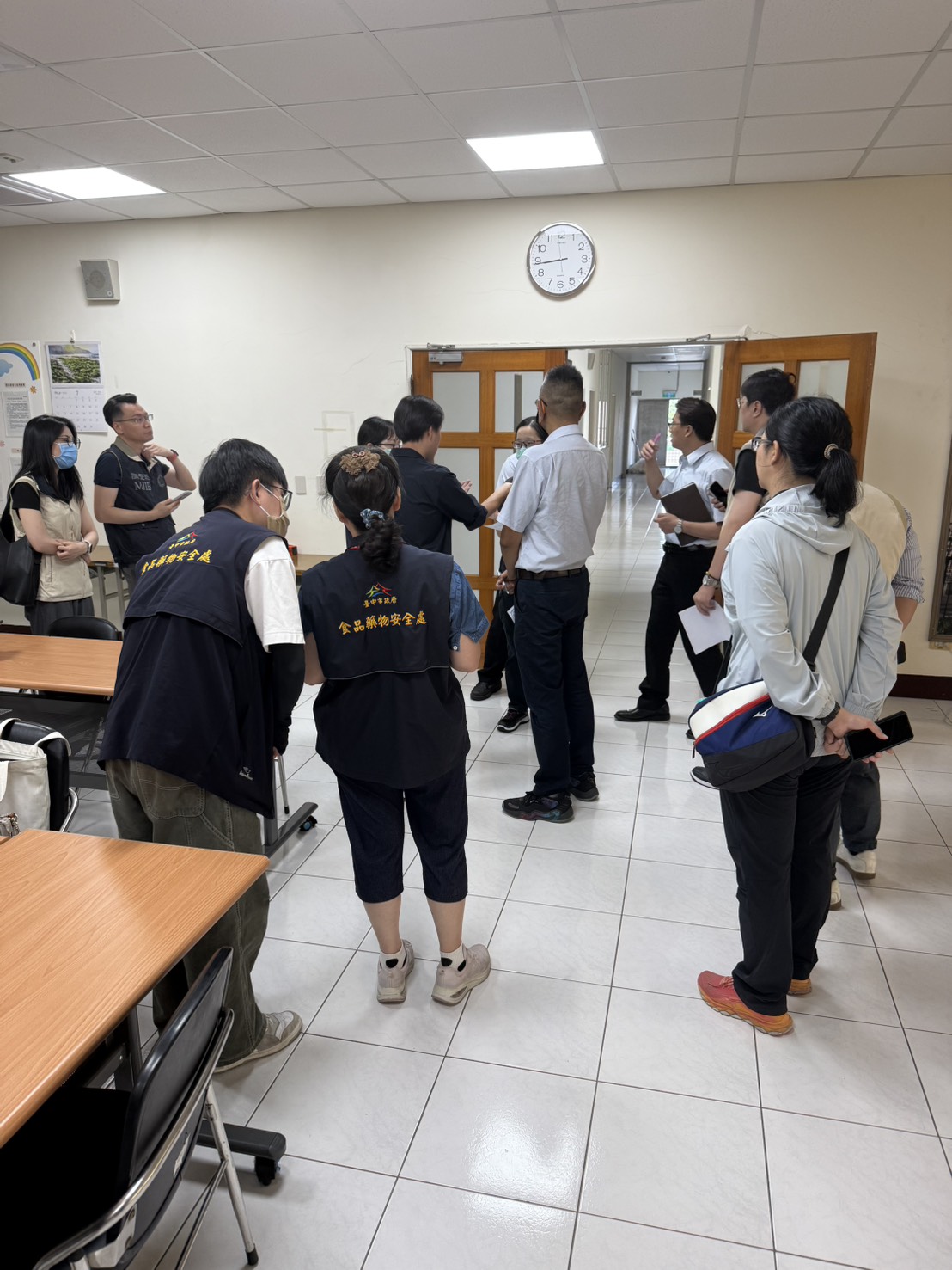 台中檢調搜索中聯公司。(中檢提供)
