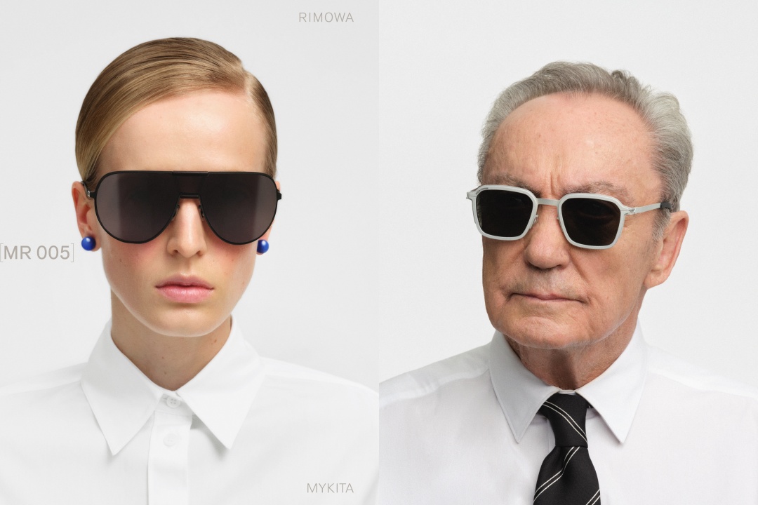 MYKITA | RIMOWA合作款推出HERITAGE經典系列與VISOR運動系列墨鏡。（MYKITA提供）