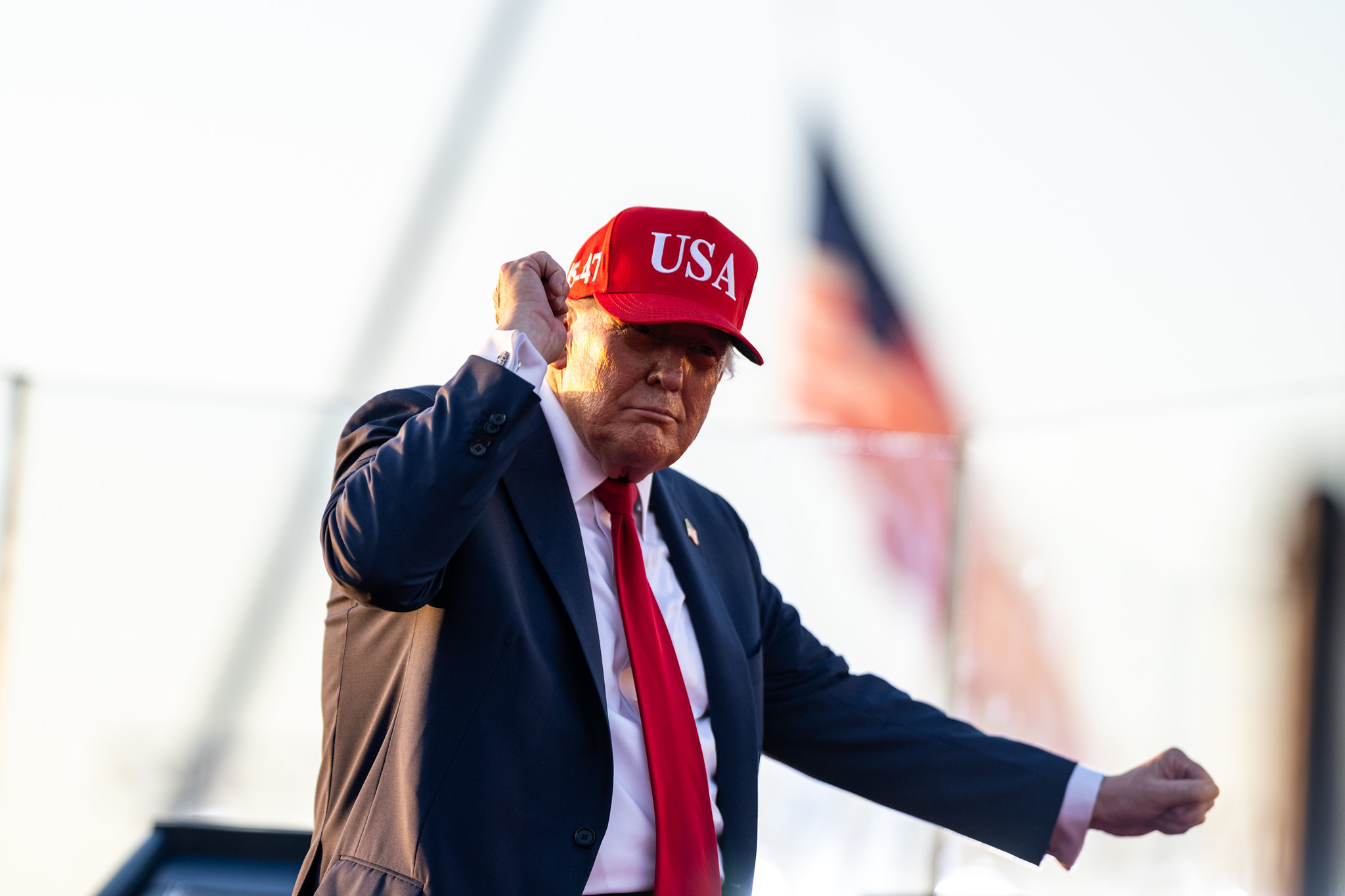 川普祭出對等關稅政策，影響全世界經濟。（翻攝The White House Flickr）