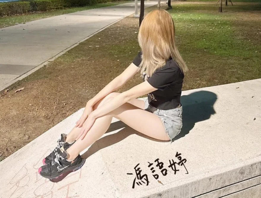 馮語婷遭法院認證其實是某大叔假扮的女網紅，背後「影武者」是鳳梨前女友罔腰。（翻攝馮語婷臉書）