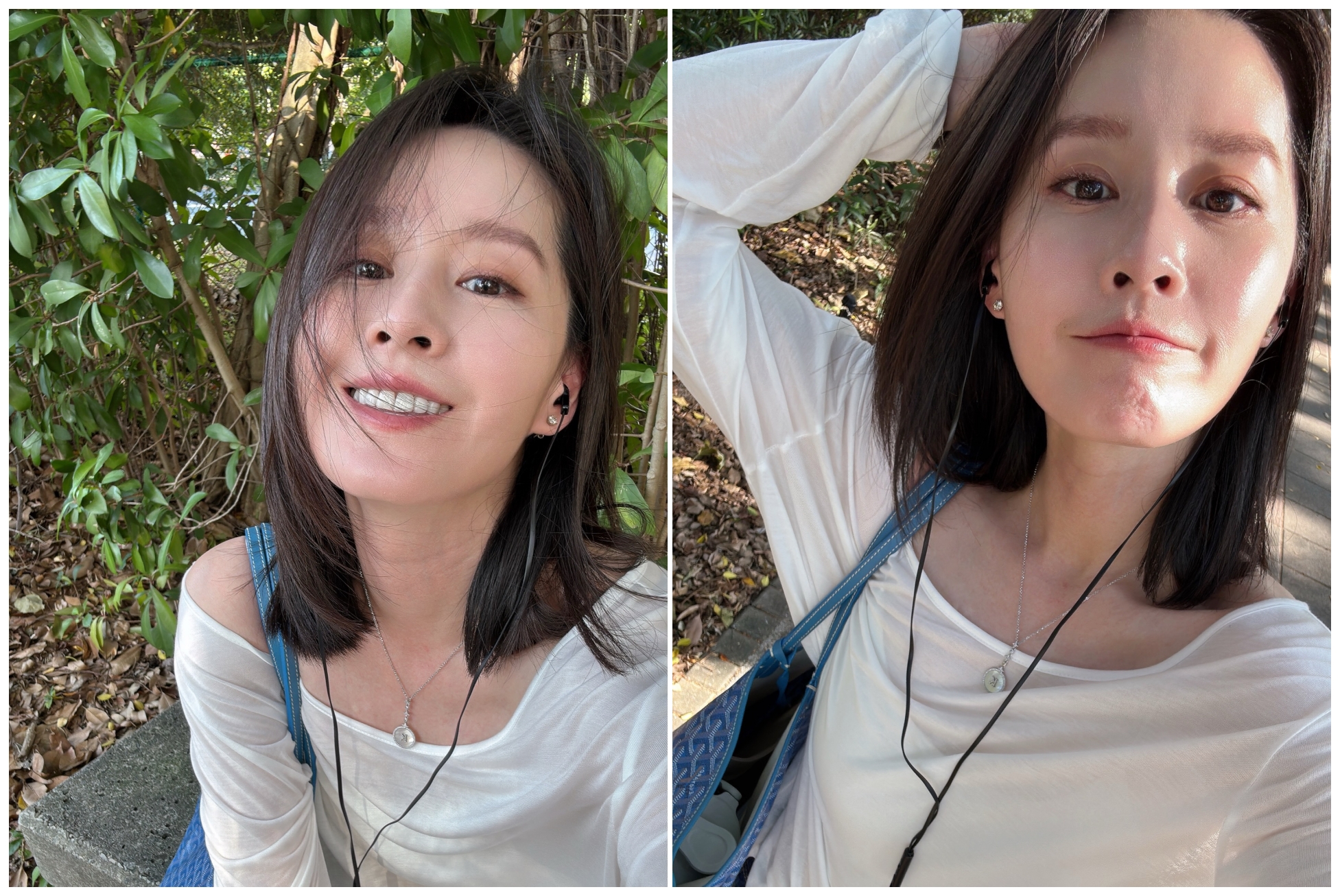 曾愷玹烈日步行近70分鐘，只為完成熱門遊戲皮克敏的任務。（臉書）
