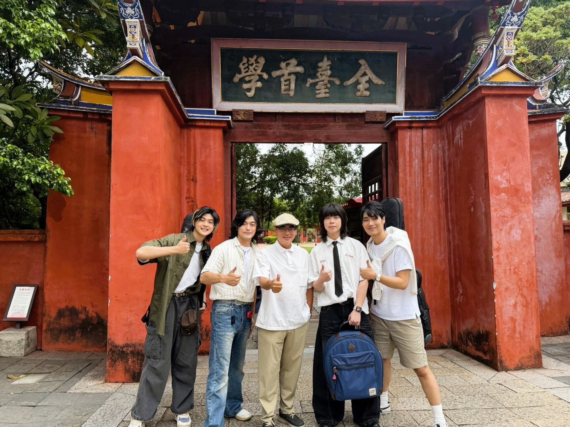 帕拉斯帶領旅人探索台南白晝景點。（迷音樂提供）