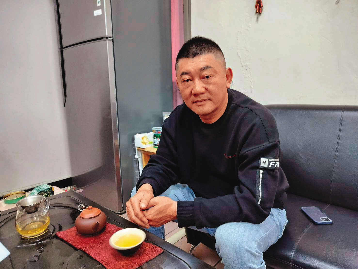 刑事小隊長蔡友銘（圖）透露，檢警聽到廖男證詞後，就認定趙女凶多吉少。（林慶祥攝）