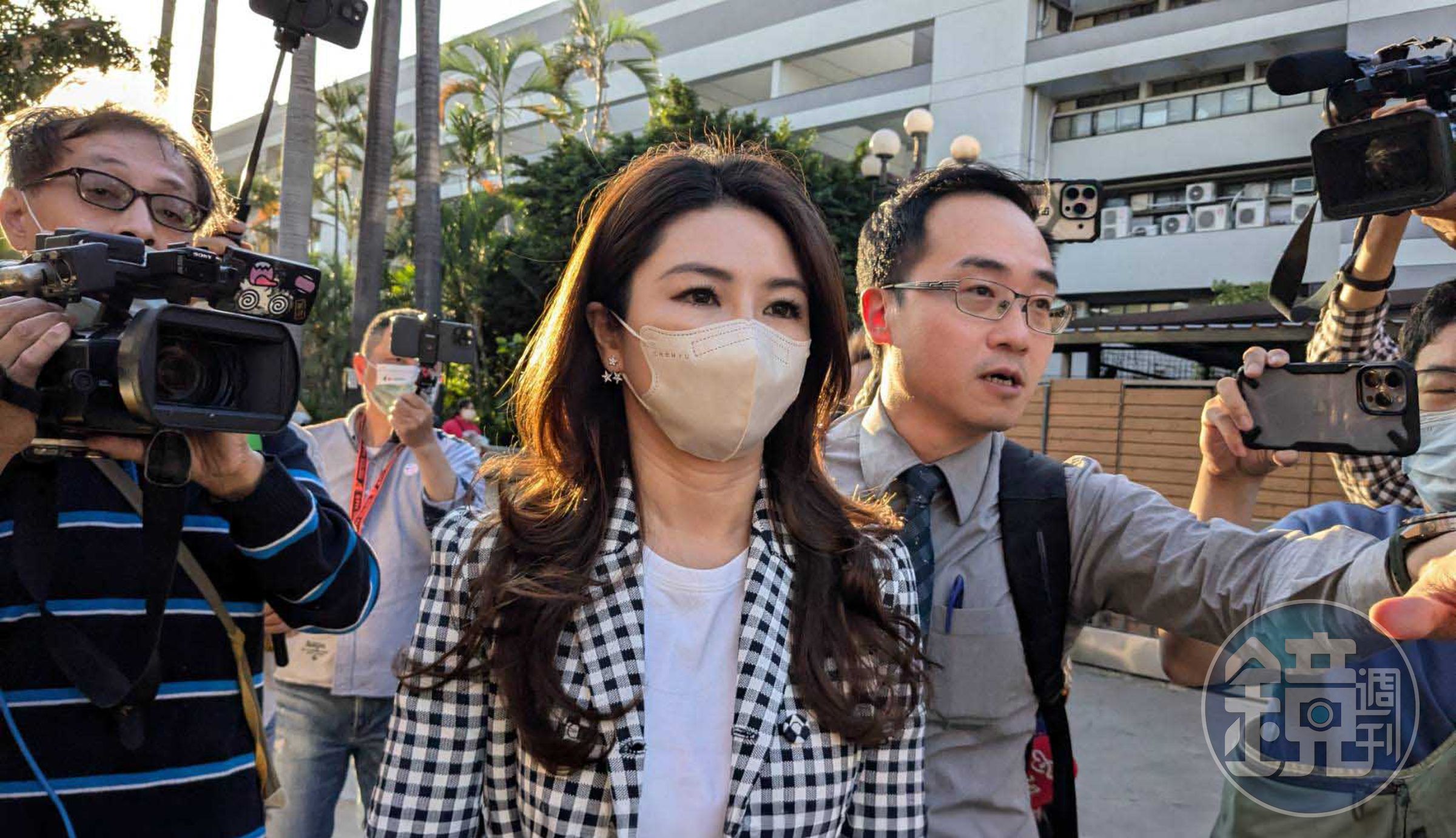 最美董座徐培菁開庭被撩，她表示極為不舒服。