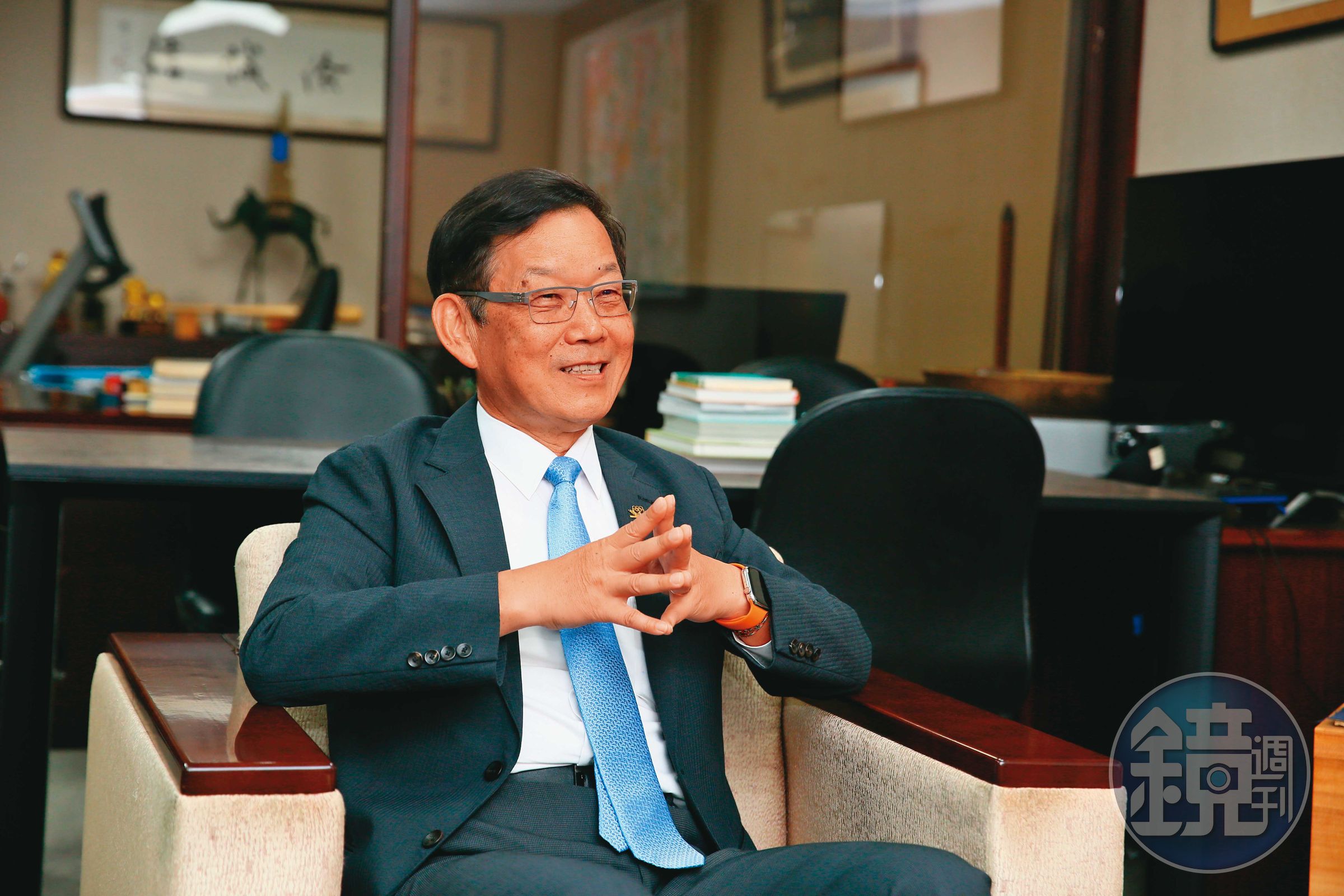 勤美董事長林廷芳接受本刊專訪時,分享開發台中草悟道就好像拼圖,一塊塊持續拚下去。