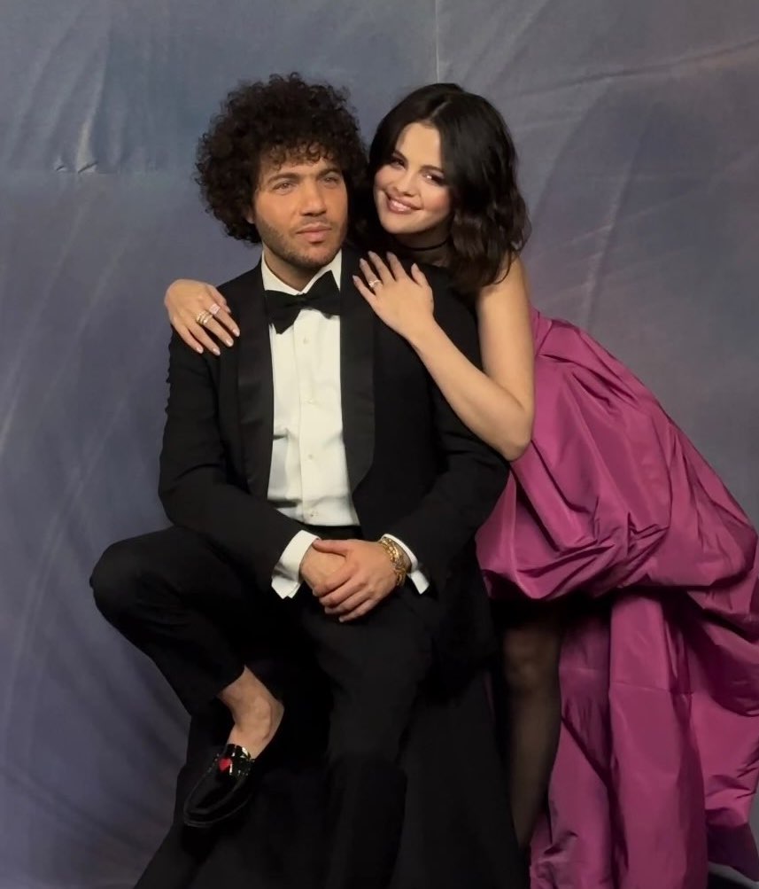 賽琳娜去年與班尼結婚,夫妻感情甜蜜。(翻攝itsbennyblanco IG)