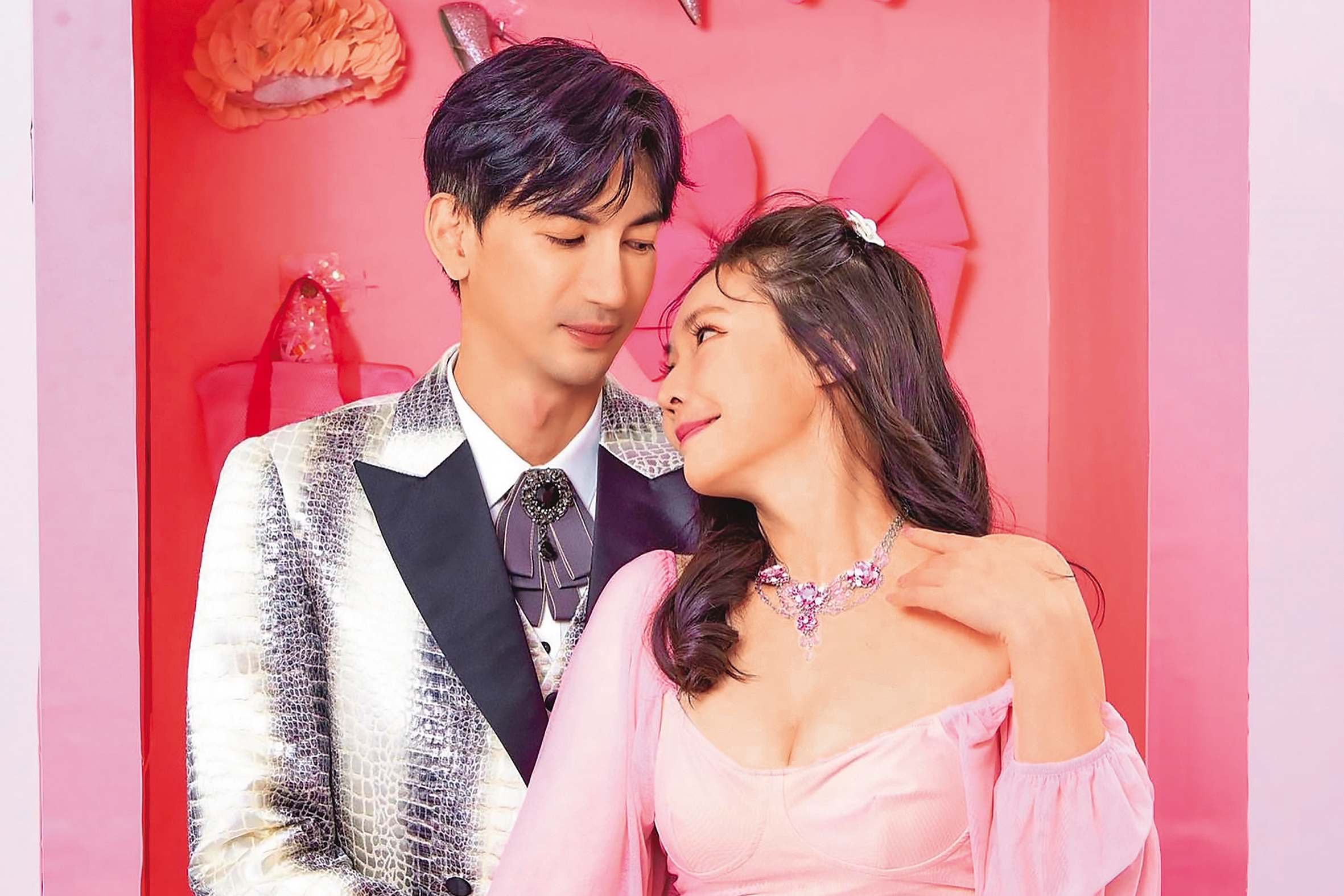 王俐人（右）和林琮軒的（左）婚姻，僅維持四年便傳出告終。（翻攝自Ryan林琮軒臉書）
