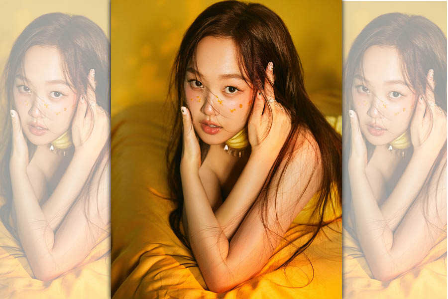 安吉發行首張創作專輯《Caramel Eyes 焦糖眼》實體版本。（索尼音樂提供）