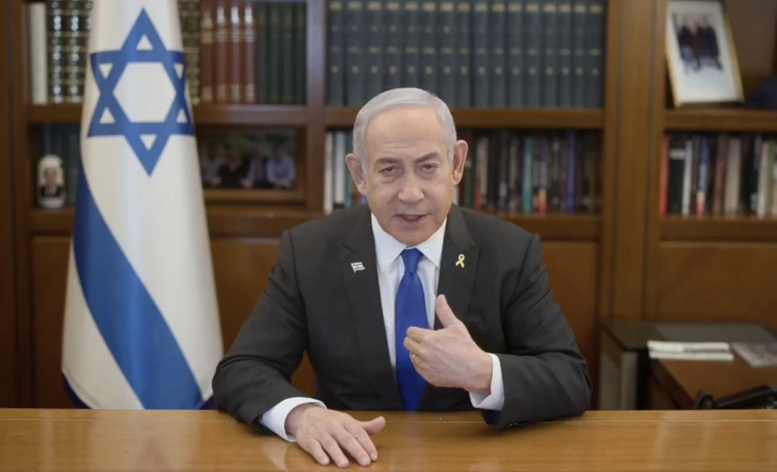 納坦雅胡始終強調硬漢形象，但健康狀況仍有問題。（翻攝X@netanyahu）