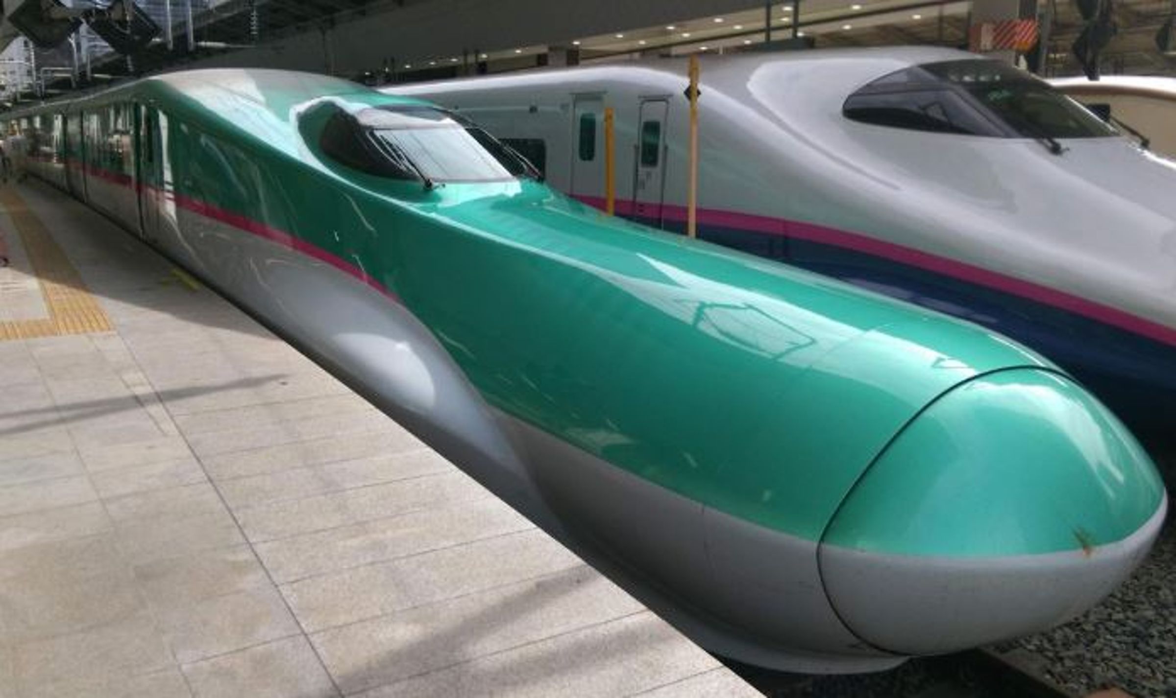 JR東日本宣布東北新幹線東京站至新青森站之間的上下行列車已於下午5時前全面暫停營運。(翻攝自ntv news)