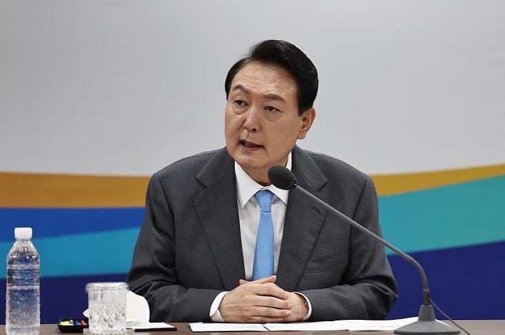 韓國總統尹錫悅因突然發布戒嚴令引發巨大政治風波。（翻攝尹錫悅臉書）