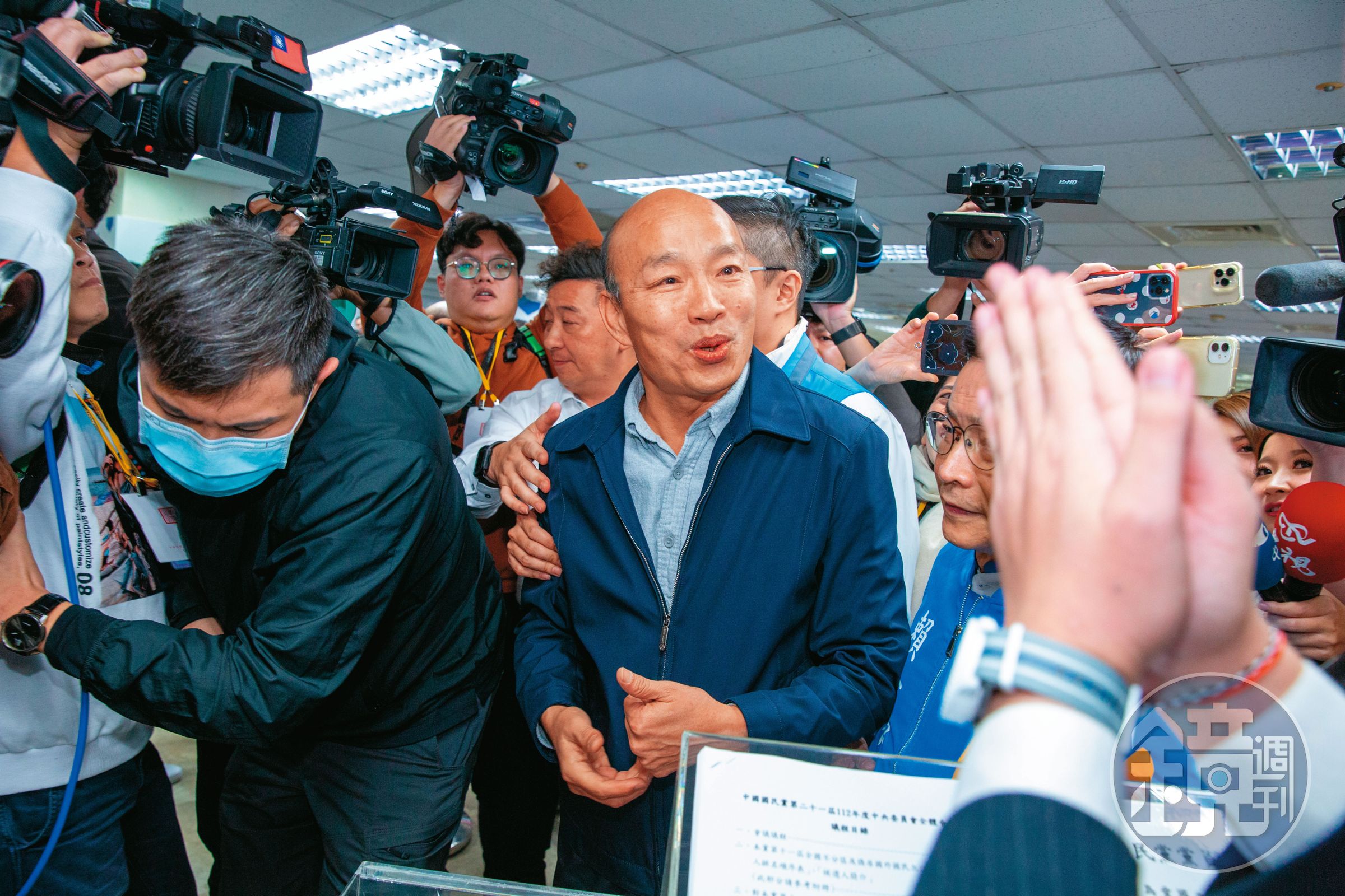 韓國瑜列入國民黨不分區立委第一,振奮藍軍士氣。