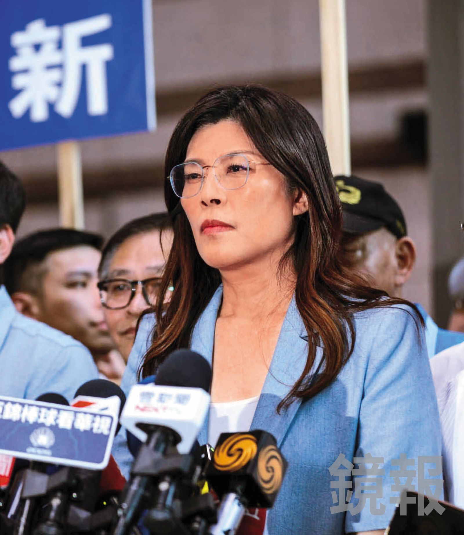 鄭麗文祭「藍海戰略」，鎖定自主黨員及尚未表態的地方山頭來開拓選票。（鏡報鄒保祥）