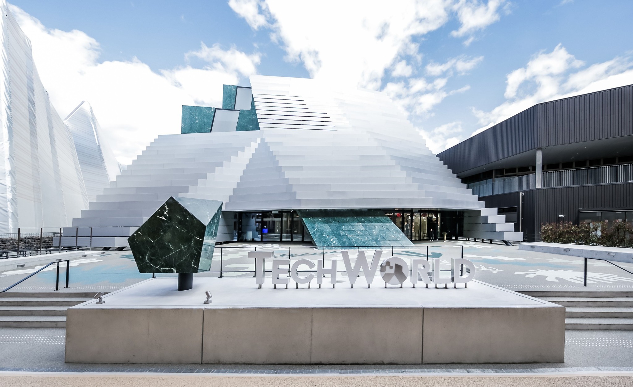 台灣將以主題館「TECH WORLD館」在大阪關西萬博登場。（翻攝自臉書Expo2025techworld）
