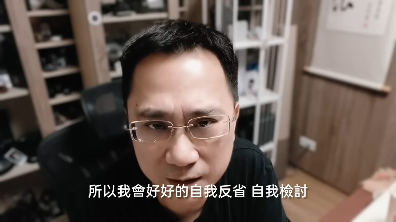 486先生終於為發文嘲諷大S病逝道歉。（翻攝自486系列之請問486 & 會客室 YT頻道）