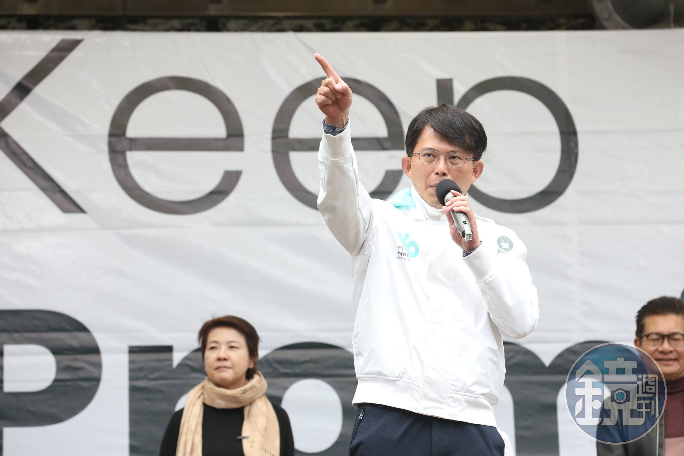 黃國昌批柯建銘是喬王,發言總有利益考量,游錫堃相較之下有高度多了。圖為黃國昌21日出席民眾黨謝票活動。(本刊資料照)