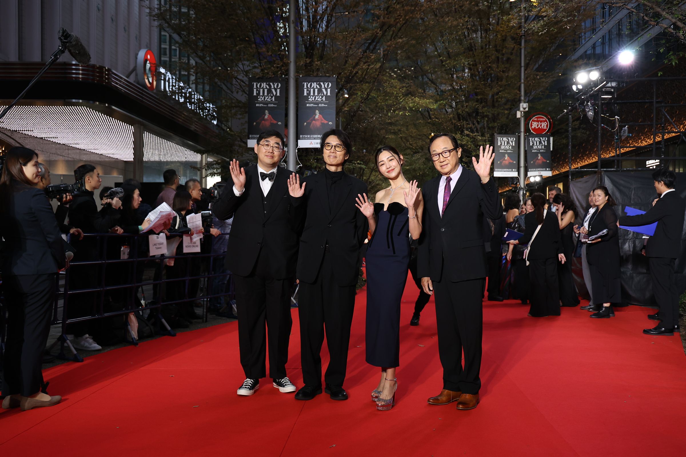《破·地獄》入選東京影展「World Focus」單元,導演陳茂賢率黃子華、衛詩雅、許冠文出席首映及紅毯。(華映提供)