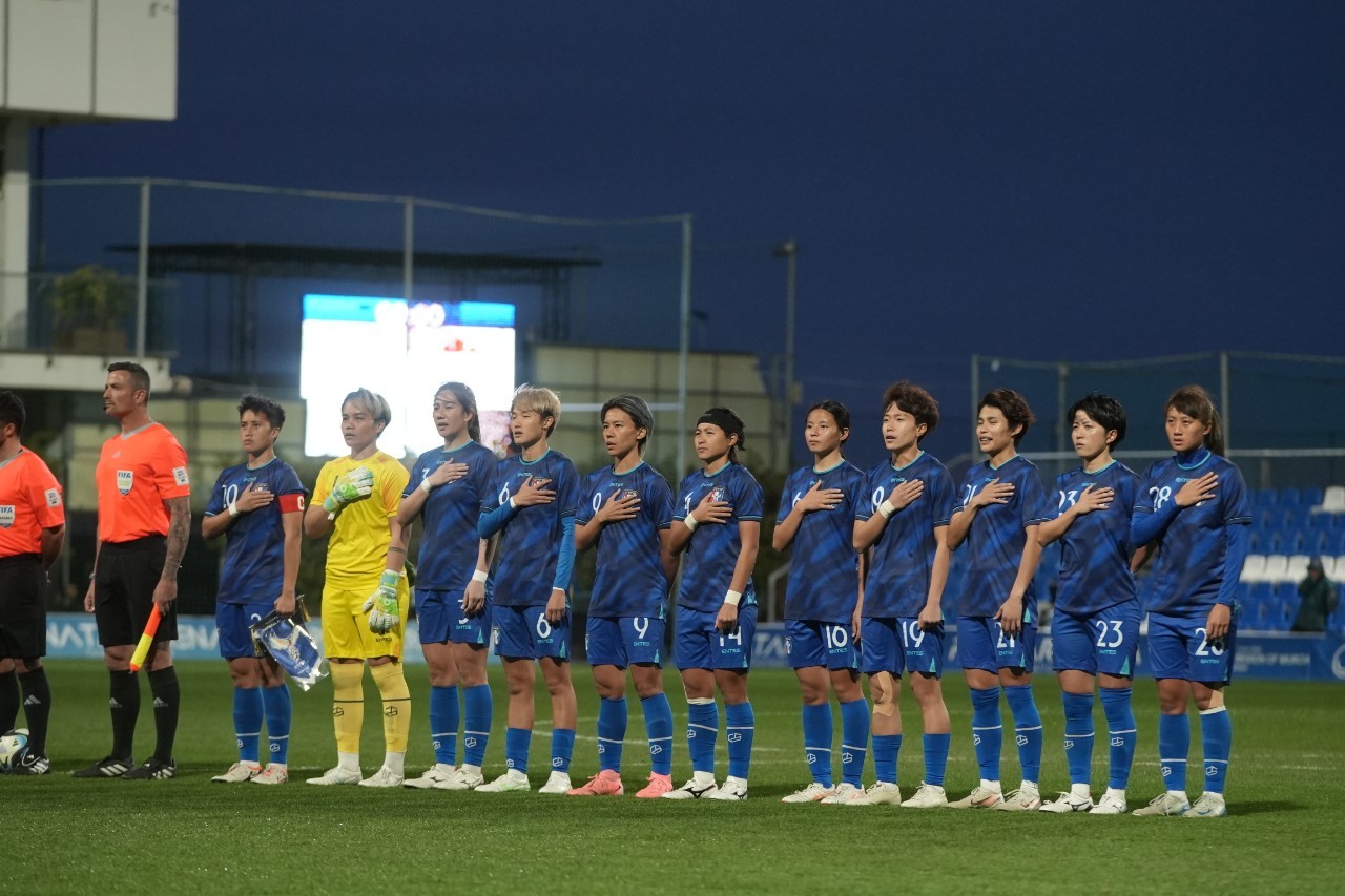 中華女足。（翻攝自中華民國足球協會）