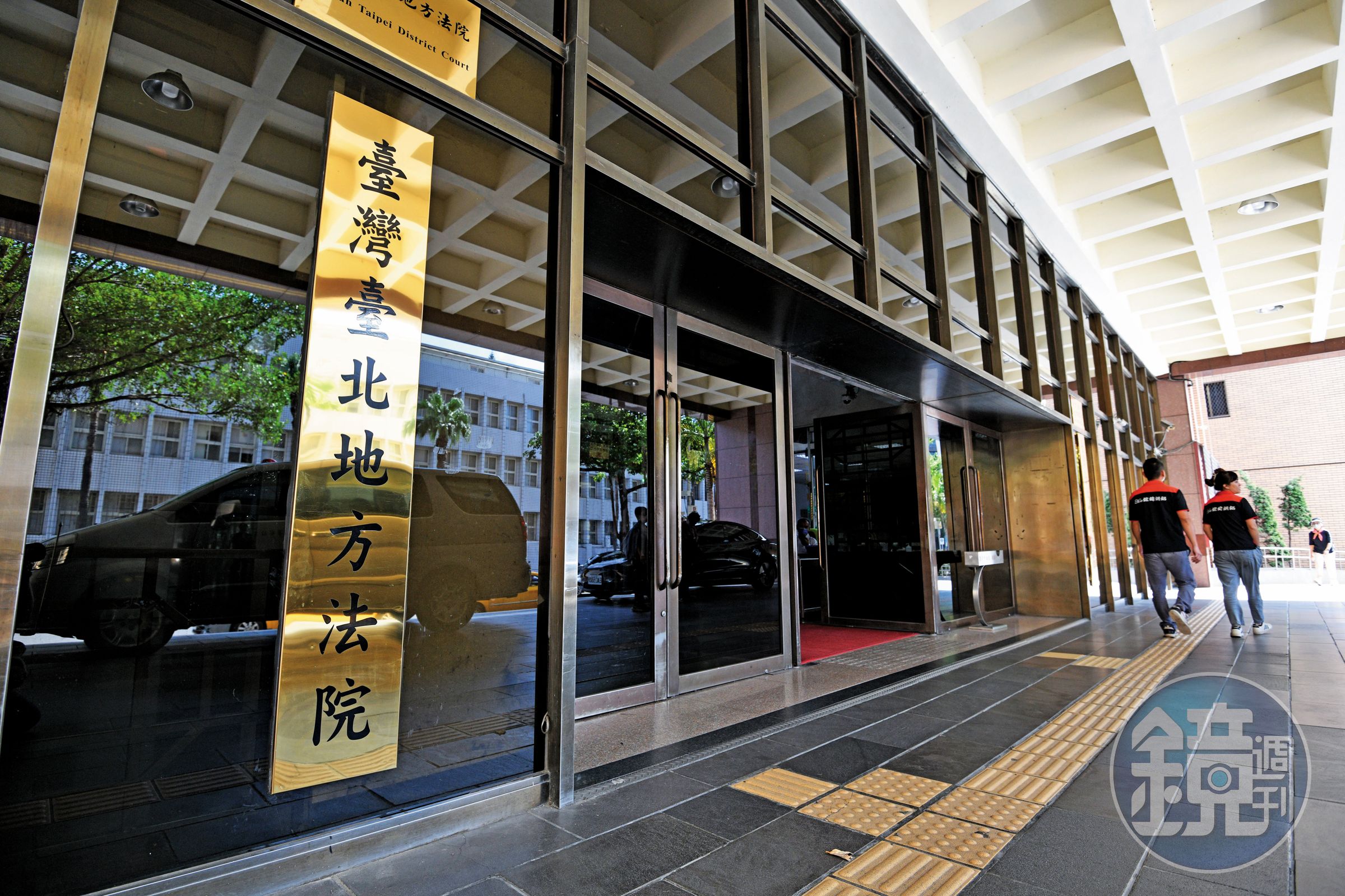 鄭先知在台北地檢及台北地院（圖）都質疑楊姓機車騎士的死因與她肇事無關。