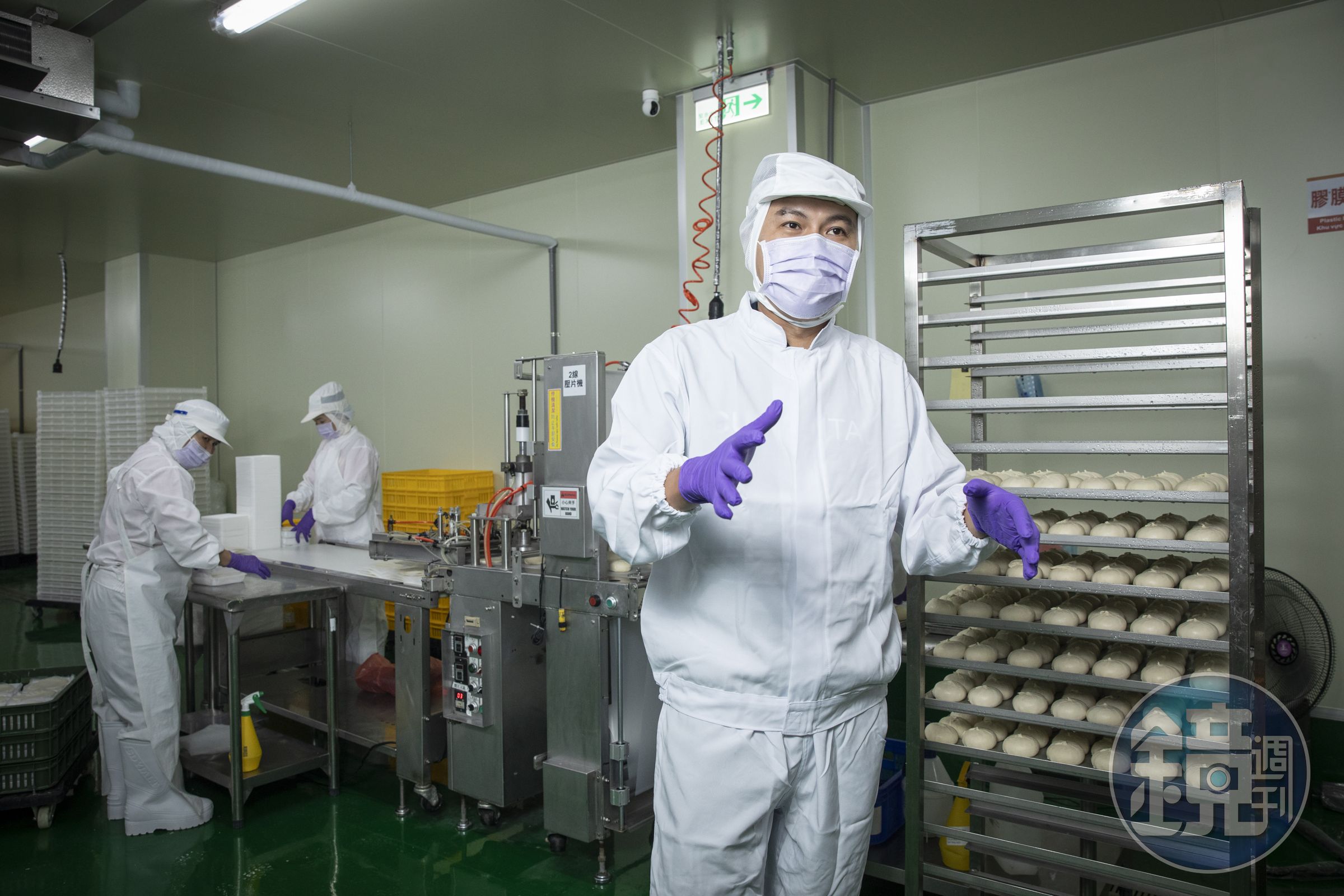 陳冠霖把瀕臨倒閉的小食品廠，一路推上蔥抓餅市占前五大廠，拉亞、Q burger等知名連鎖早餐店都是其客戶。