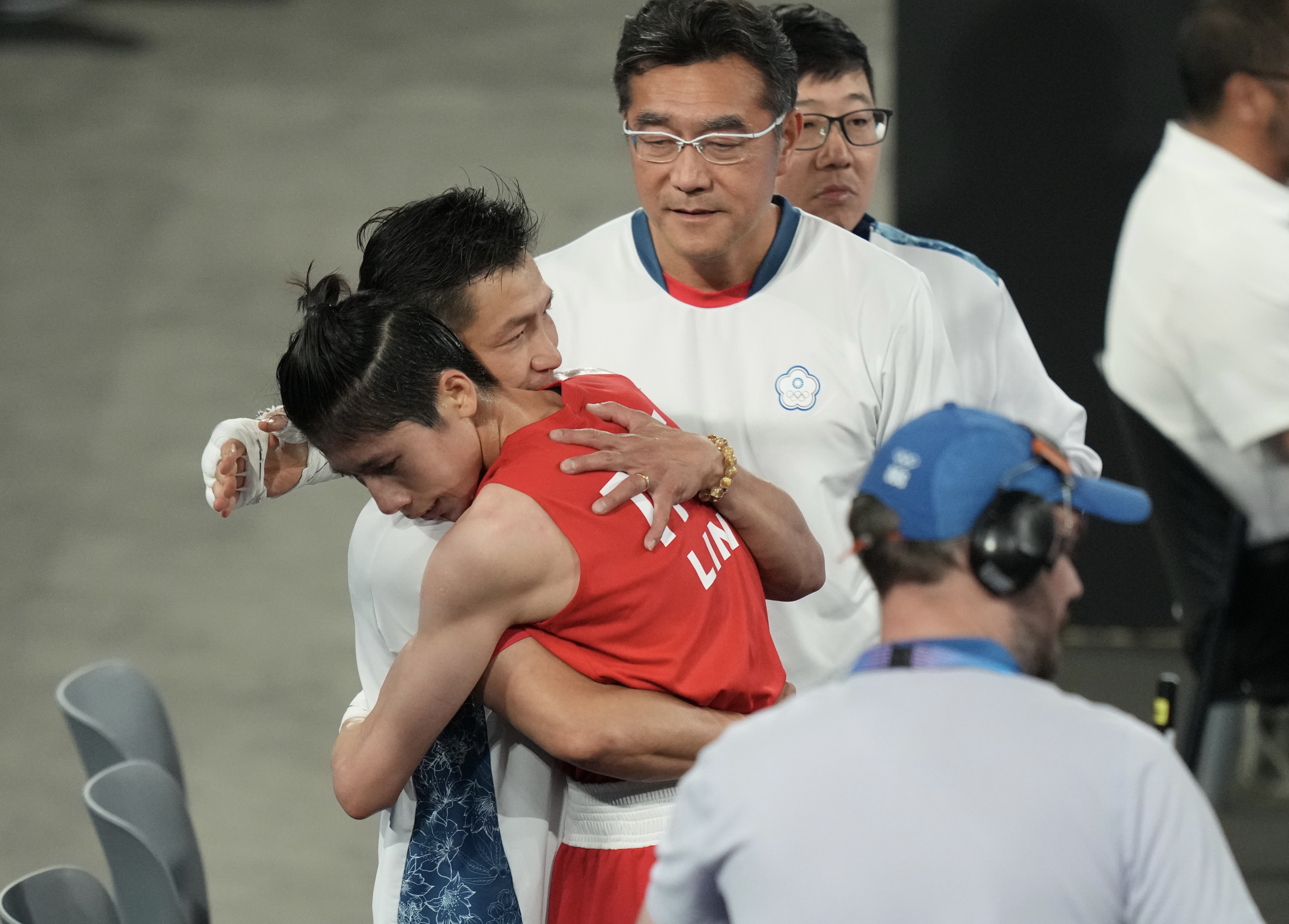 林郁婷無辜被莫名質疑性別，讓許多網友心疼到不行，也有不少人挺身而出為她聲援。（中華奧會提供）