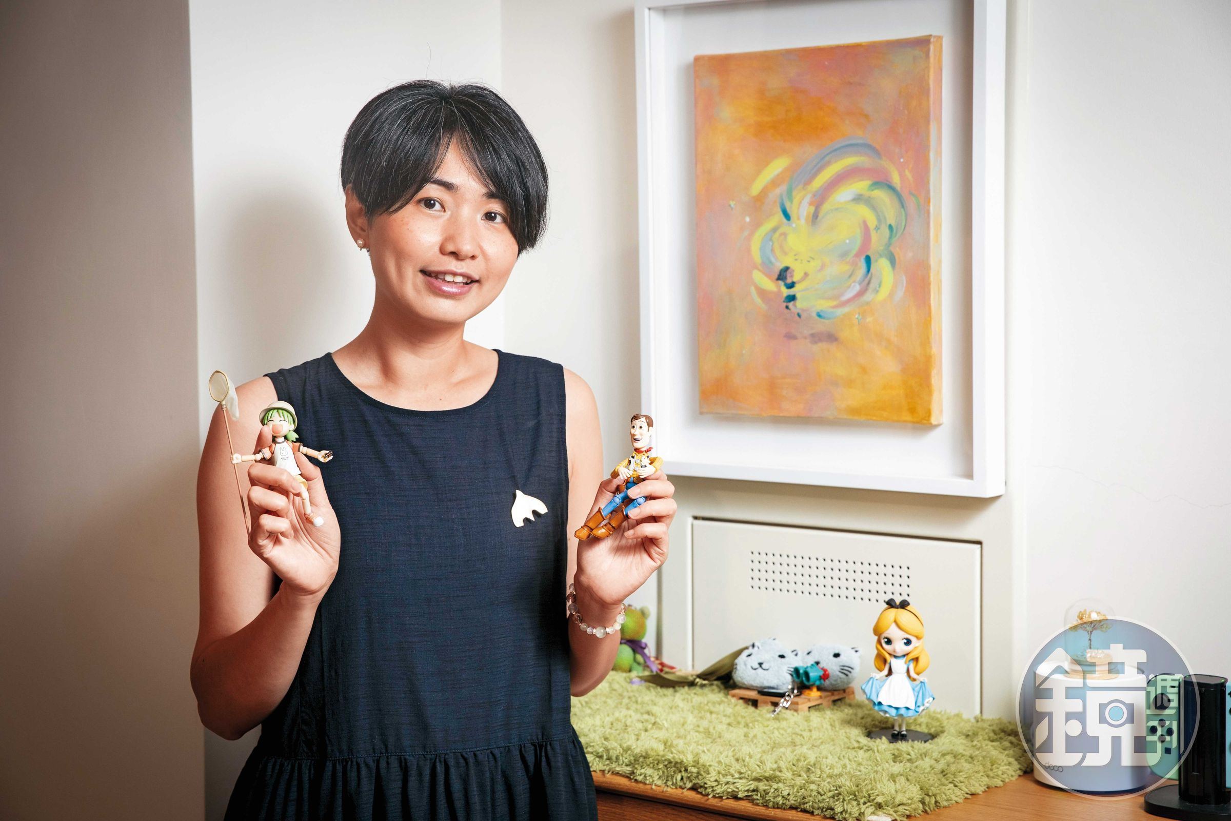林小印花了2年時間斷捨離，賣掉9成以上曾收藏的公仔，開啟整理師之路。