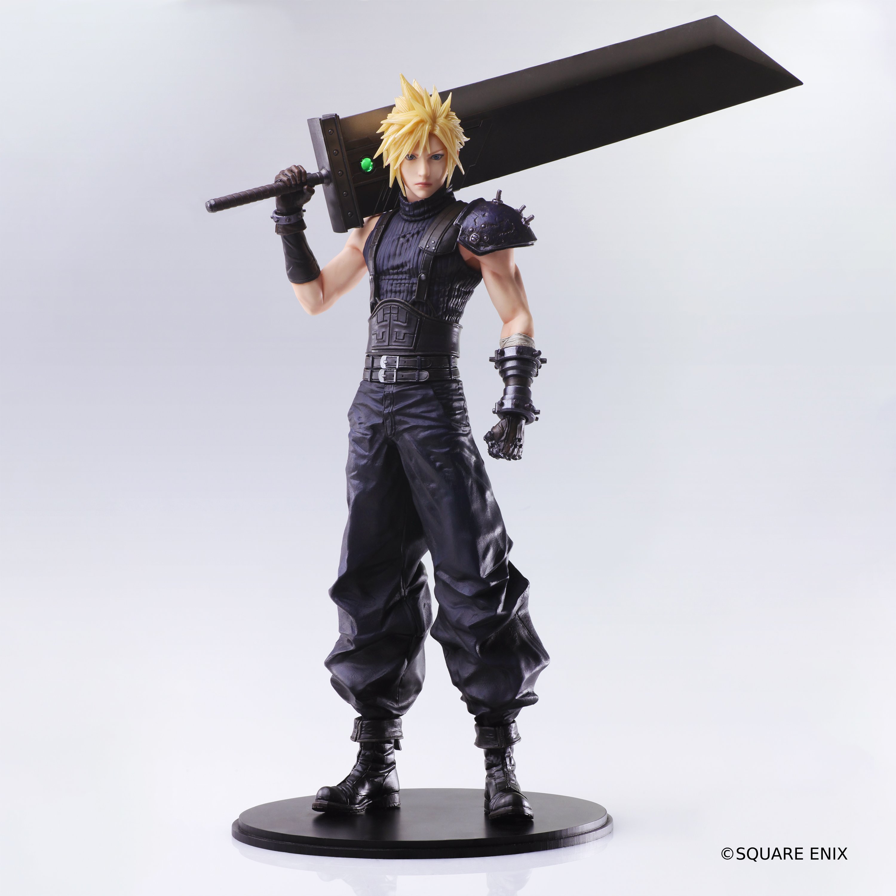 《FINAL FANTASY VII》主角克勞德模型。(傑仕登提供)