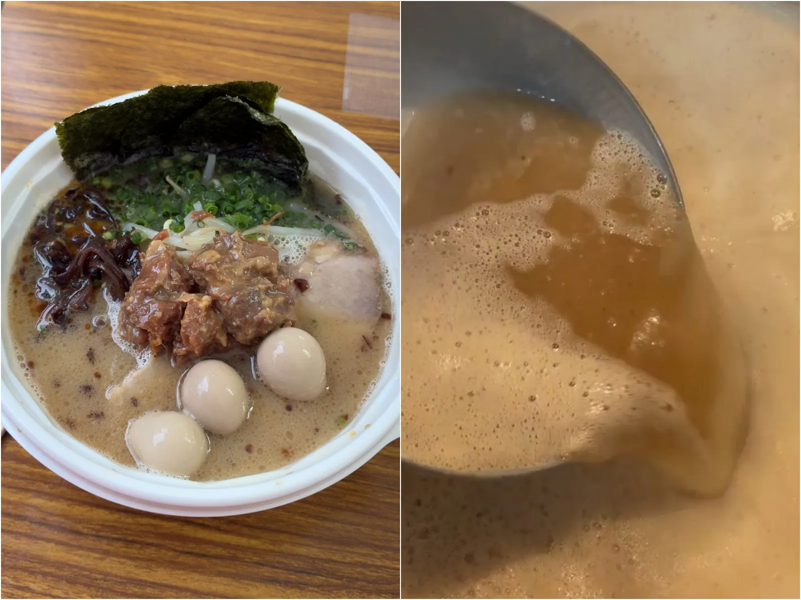 日本拉麵店豚骨高湯突發酵緊急停業。（翻攝X@patapataramen）