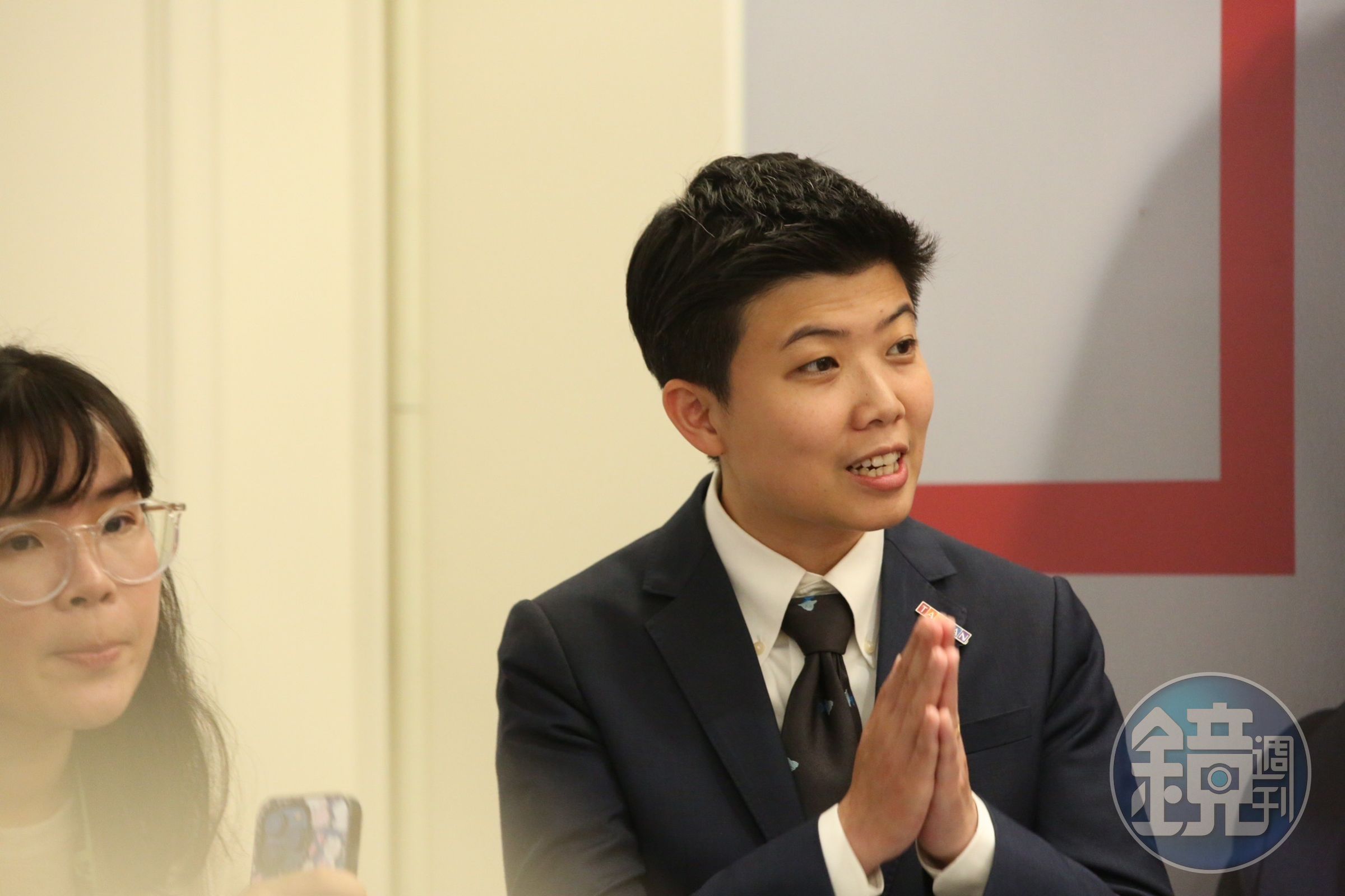 羅智強自行宣布當選立委，對手苗博雅（圖）也「宣布敗選」，並恭喜對手當選。