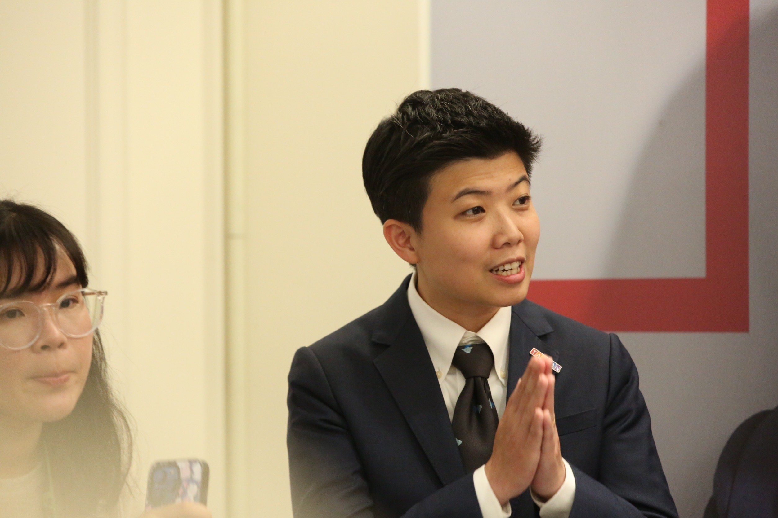 羅智強自行宣布當選立委，對手苗博雅（圖）也「宣布敗選」，並恭喜對手當選。