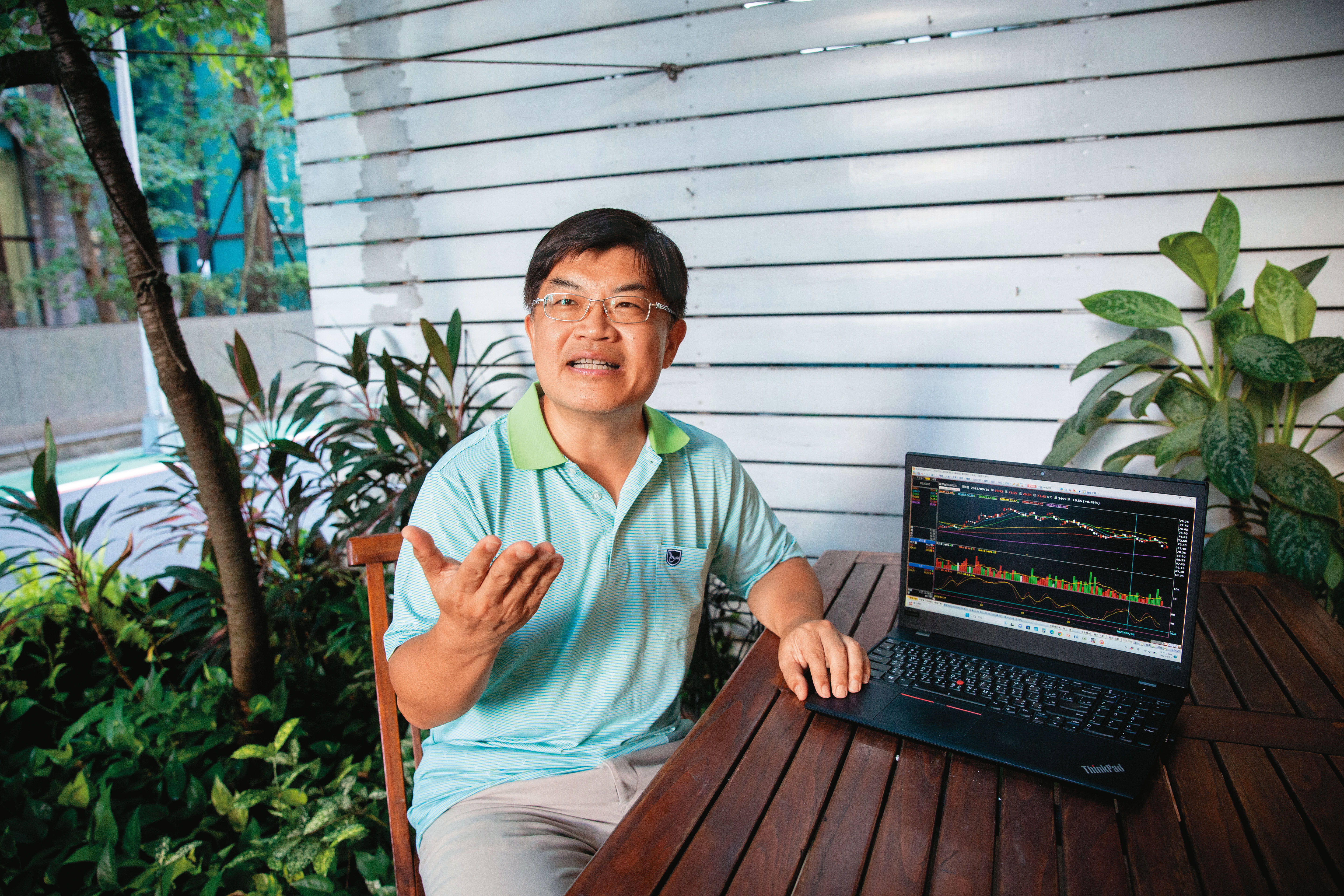 阿福認為，中國市場景氣並未跟著全球走，在當前的大環境下，投資風險相對高。